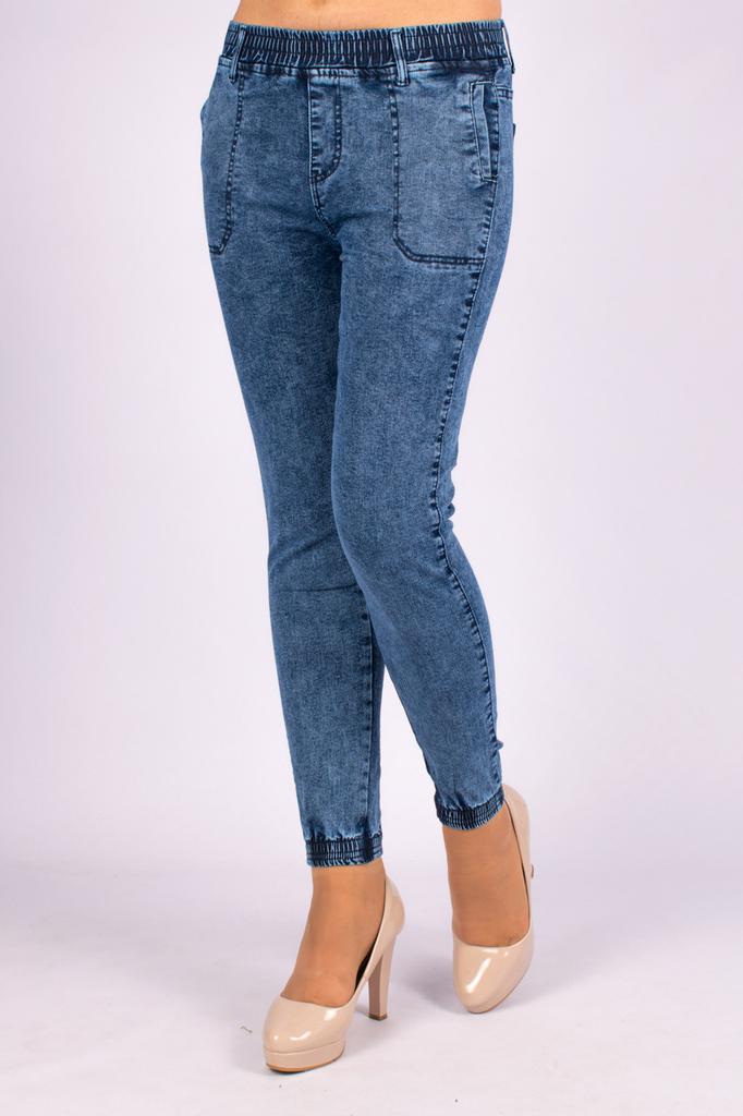 Buy Women's Stretch Jeans On the Cuffs At the Bottom Swallow 10383