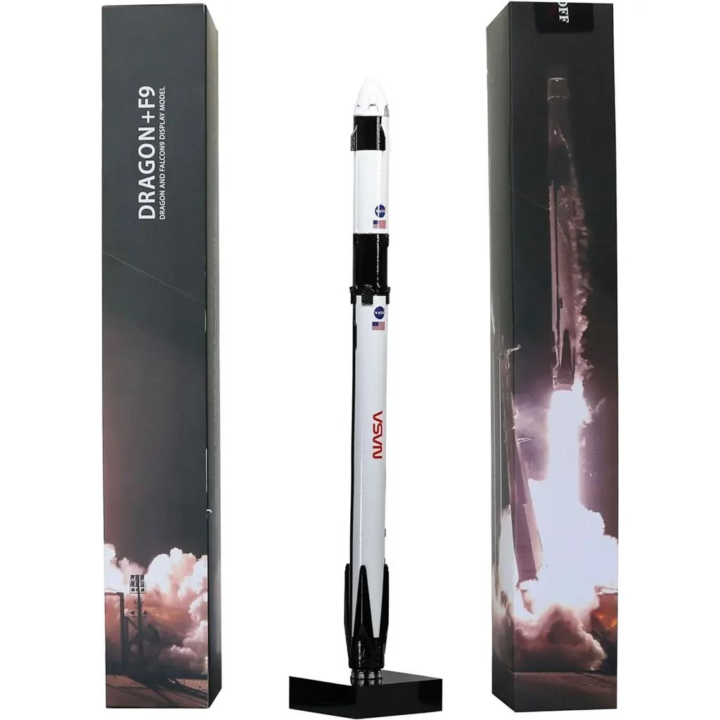 1:233 Falcon 9 Falcon 9 Dragon Těžký Falcon 1:375 Kovový odlévaný model rakety Starship Dekorativní sbírka