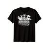Humorous T-Shirt for Grandfathers / Perfect Gift for Father's Day Or Birthday / Soft And Stretchy Crewneck Tee Available In Sizes S-3XL / Black with