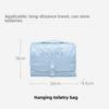 Style Large Capacity Travel Wash Bag With Divided Sections And Waterproof Tpu Lining