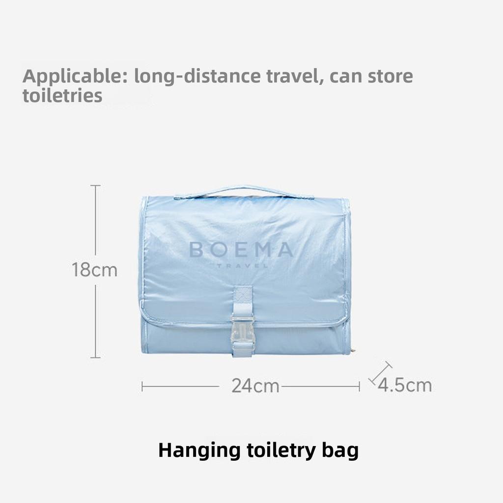 Style Large Capacity Travel Wash Bag With Divided Sections And Waterproof Tpu Lining