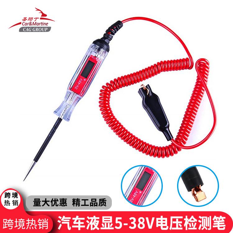 Auto Circuit Tester Truck Voltage Tester Circuit DC 6V 12V 24V Auto Circuit Tester Auto Diagnostic Probe Automotive Test Pen