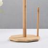 Бамбуковий тримач для паперових рушників Рустикальний настільний органайзер для паперових рушників Диспенсер для рулонів для кухонної стільниці Ванної кімнати Обіднього столу