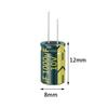 20pcs 10V 1000UF Capacitor 8x12MM(0.31x0.47in) High Frequency Aluminum Electrolytic Capacitors for TV, LCD Monitor, Game