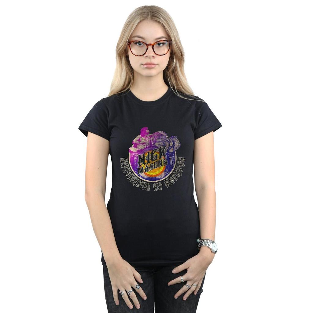 Nick Mason Womens/Ladies Tour Photo Cotton T-Shirt
