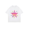 Oversized T Shirt Black Dreams Star Graphic Print For Casual Wear And Street Style