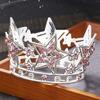 Luxury Star Tiaras Rhinestone Crown for Birthday Cake Topper Decoration Headwear Small Diadem Gift Accessories