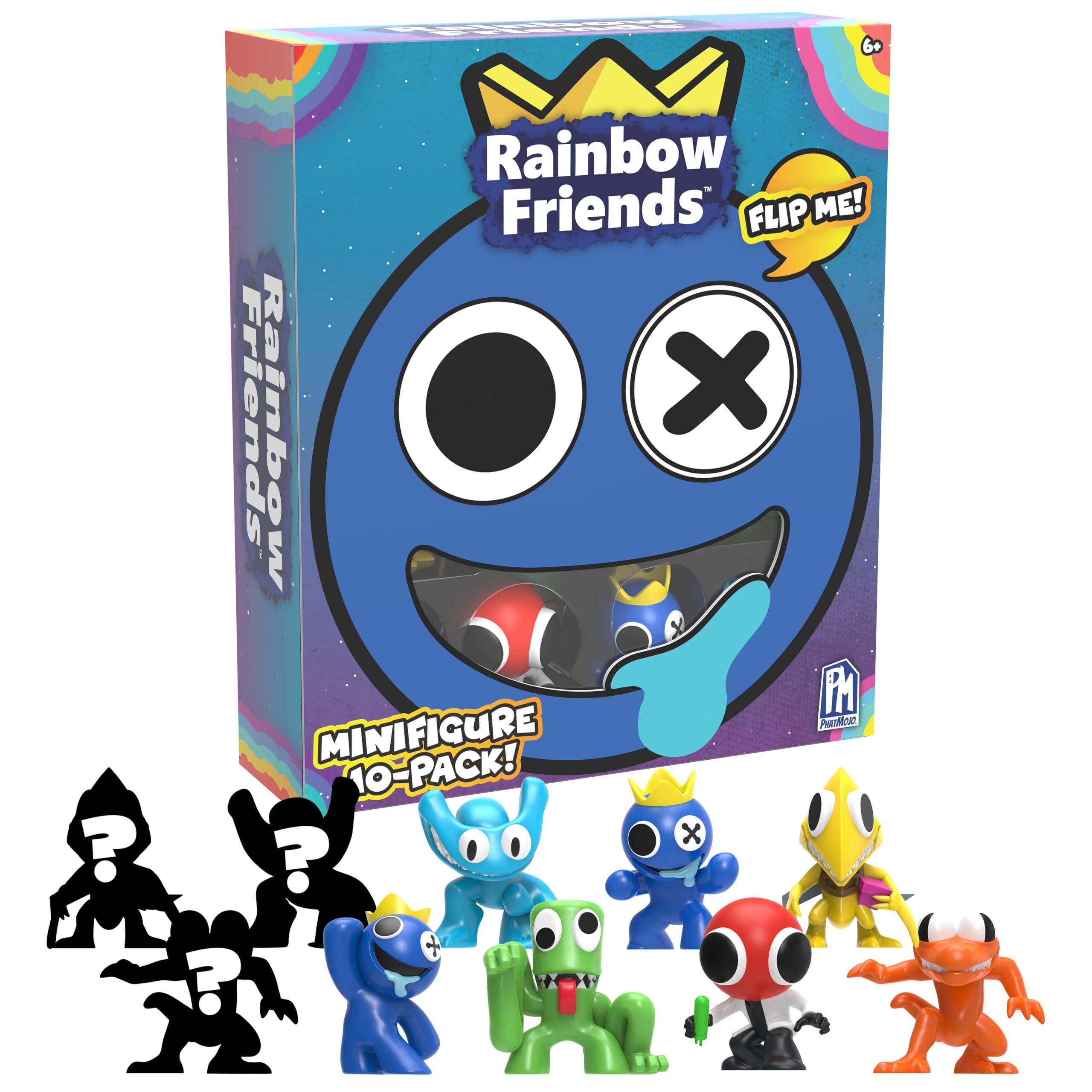 

Rainbow Friends - Minifigure 10-Pack Collector s Set (10 Collectible Figures, Series 2)
