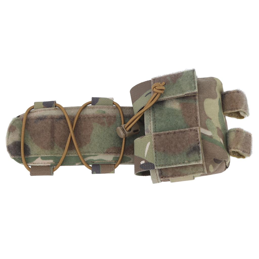 Helmet Battery Pouch for MK2 Kaudura Helmet Battery Pack Storage Bag Accessory with Hook and Loop for Shooting Cycling