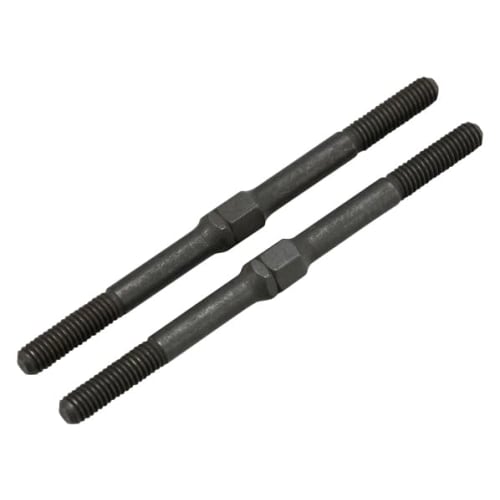 Yokomo 48mm Turnbuckle, 4mm Flats, Hard Steel, SD-TB48A