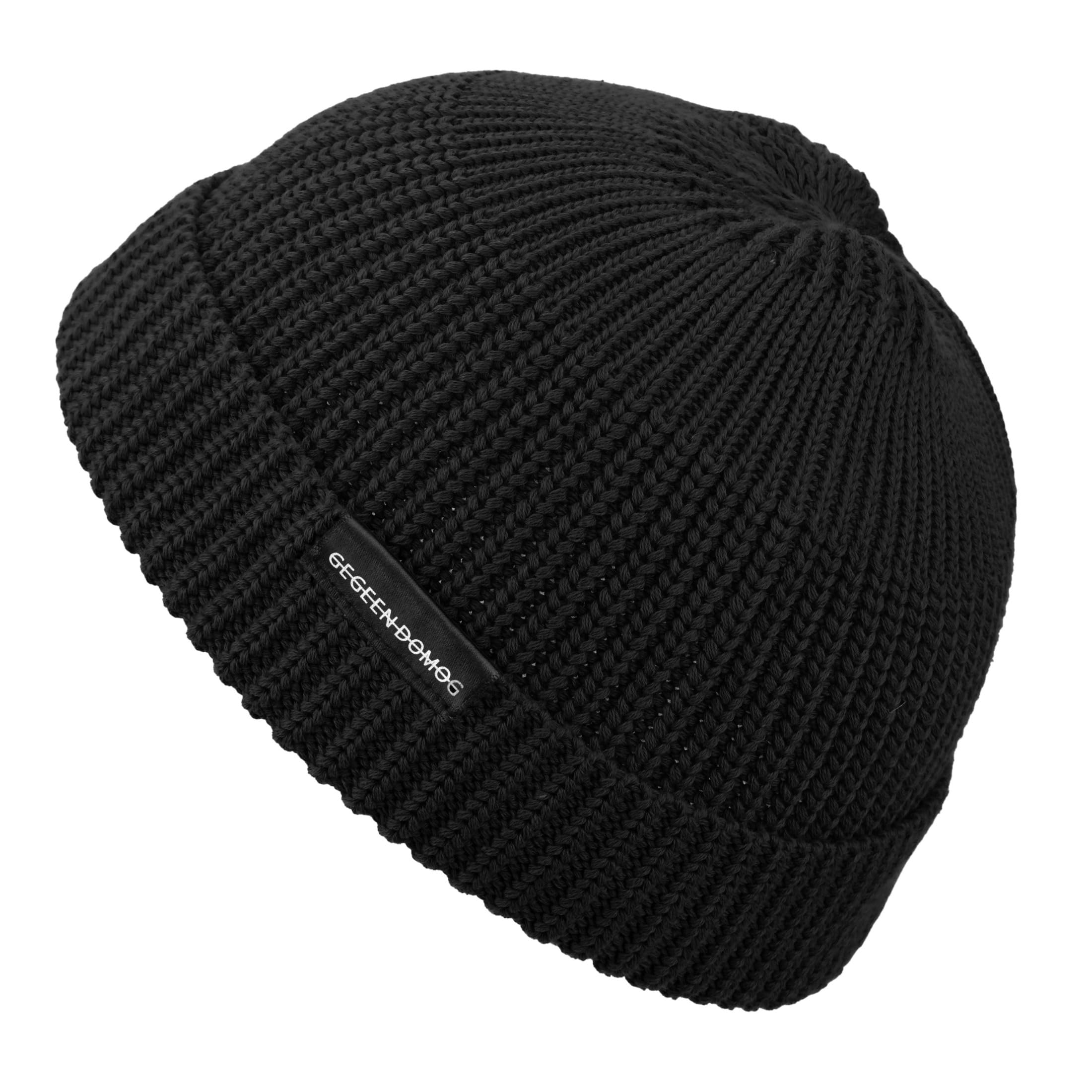 

Croogo Вязаная в рубчик Шапка-бини Исламская Полосатая Вязаная Короткая Шапка Ретро Стиль для Женщин и Детей Шапка, Шапка, Легкая, Кепка, Оверсайз, Кепка, (G-KH07-Черный) чёрный