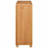 Storage Cabinet with Drawers Brown Wood Based Material