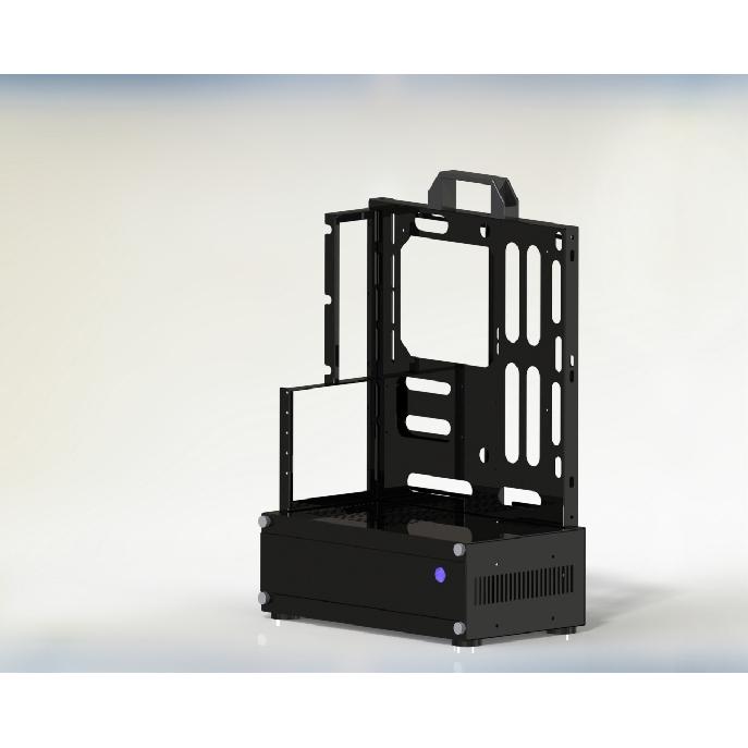 Open Chassis0/360Water-cooled and Air-cooled Rack ATX/MATX Graphics Card Vertical Mounting Desktop Host Small Chassis