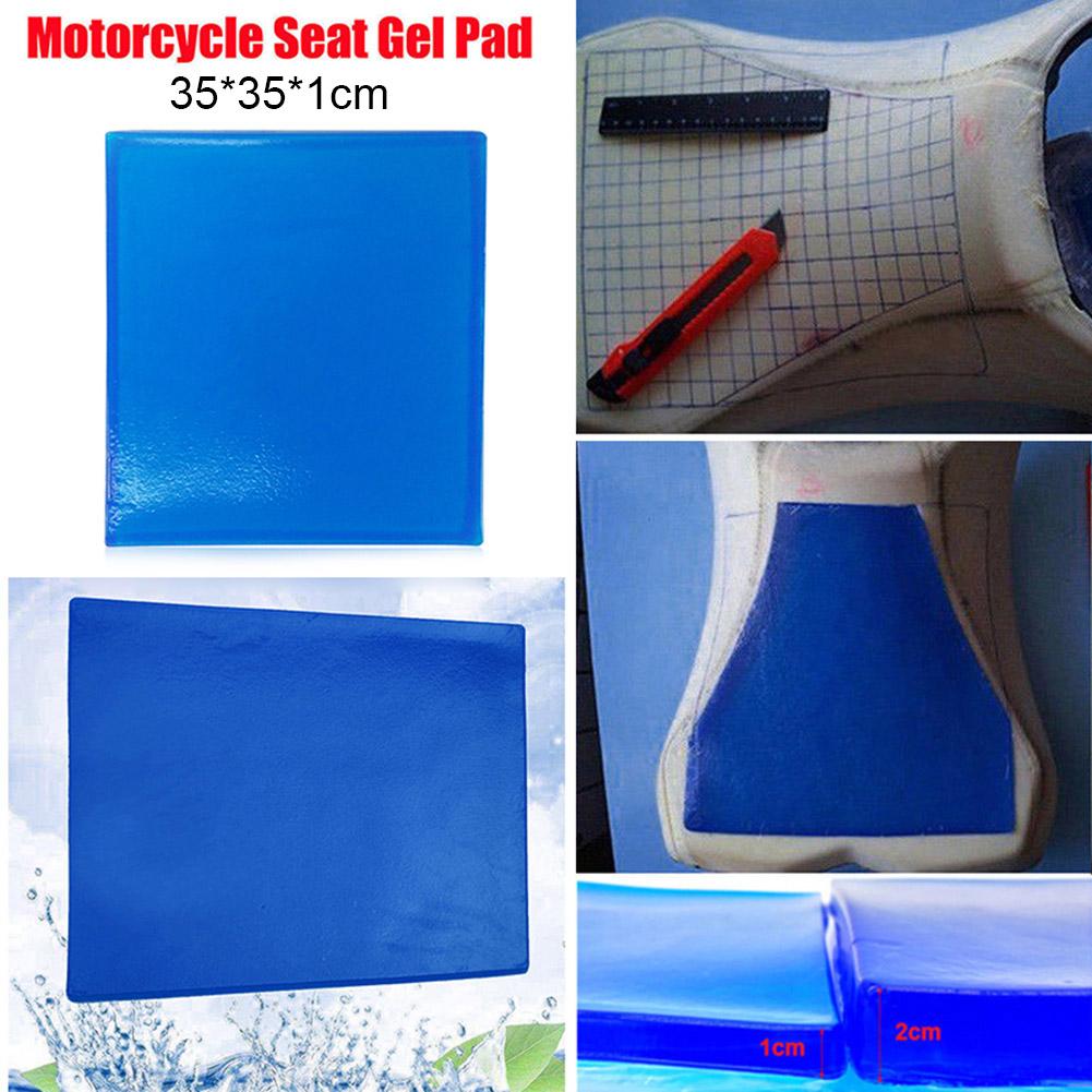 48/35/25cm Motorcycle Seat Gel Pad Shock Absorption Comfortable Mats Cushion for Outdoor Camping Cycling Supplies 2cm/1cm Thick