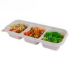 Japanese Style Divided Corn Starch Disposable Bento Boxes