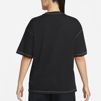 SS22 Sportswear Swoosh Women's Short-Sleeve Top Black DM6212-010