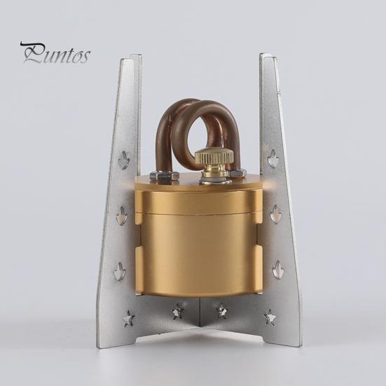 1 Zestaw Przenośny Palnik Kempingowy Pojemność 50ML Wytrzymały Outdoorowy Turystyczny Plecak Piknikowy Kuchenka Do Gotowania Wiatroodporny Metalowy Piec na Paliwo Płynne