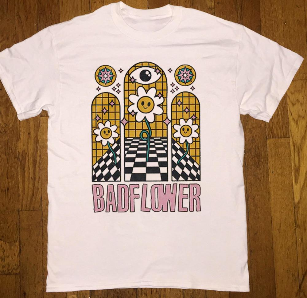 NEW Badflower Band Music Retro T Shirt White All Size S5Xl Unisex T-Shirt XXL