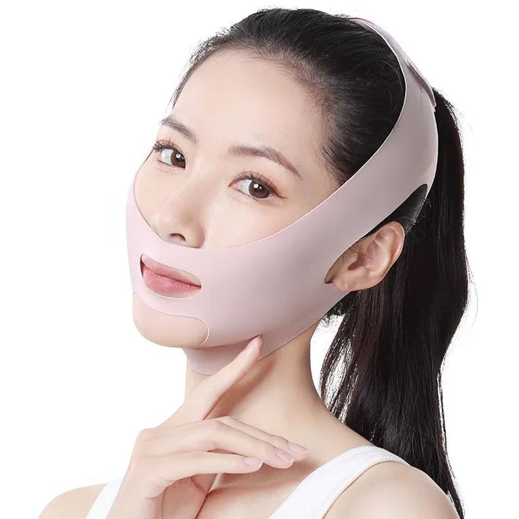 Facial V-Shaped Up Lift Belt Double Chin Reducer Face Slimming Strap for Daily Use Face