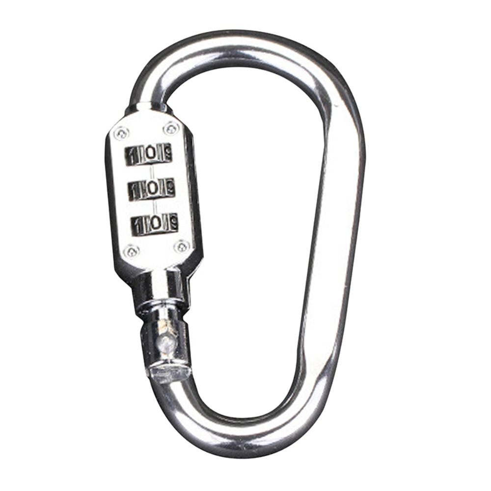 

Handbag Drawer Mountaineering Buckle Lock Customs Code Lock Combination Code Lock Backpack Padlock срібний