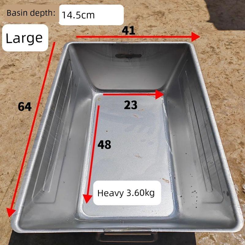 

Утолщенный Цельный Прочный Зольник Каменная кладка Большой Песок Серый Слот для Машинок Ремонт Масляный Поддон Железный Слот Квадратная Коробка