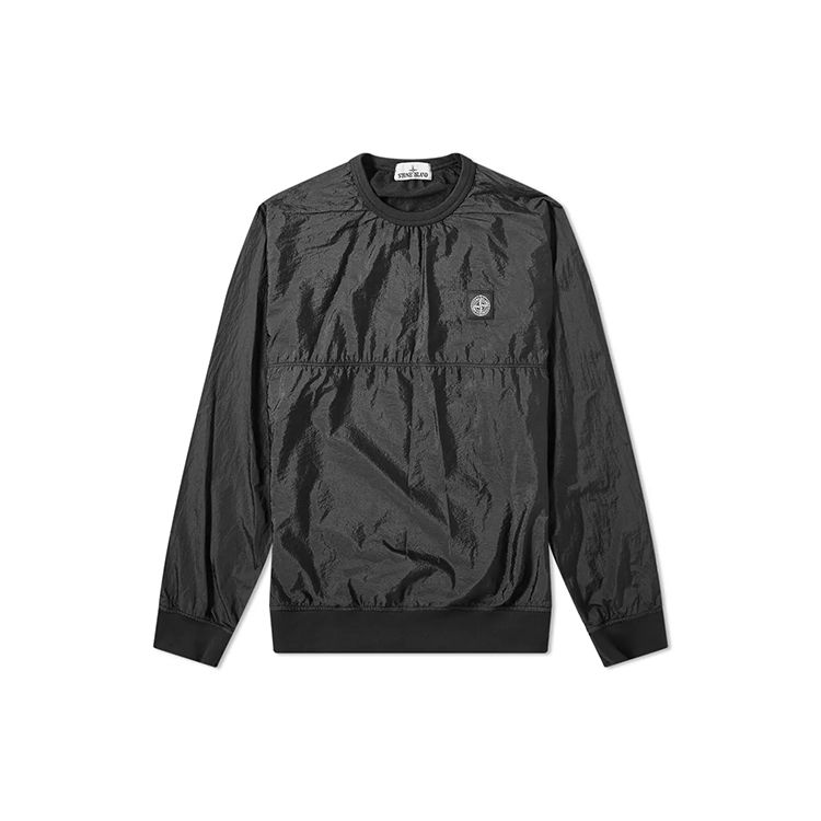 

STONE ISLAND Свитшот мужской из нейлона с патчем-компасом, черный 711563036-V0029 S