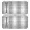 Silicone Sink Protector Heat-Resistant Anti-Slip Sink Liner Mat Portable Reusable Protector Mat for Kitchen Rectangle Sink