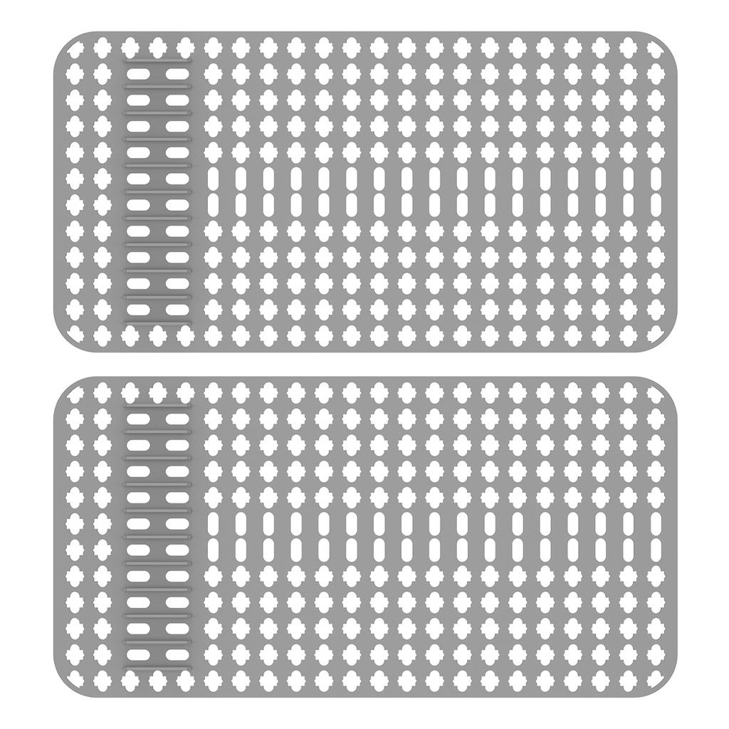 Silicone Sink Protector Heat-Resistant Anti-Slip Sink Liner Mat Portable Reusable Protector Mat for Kitchen Rectangle Sink