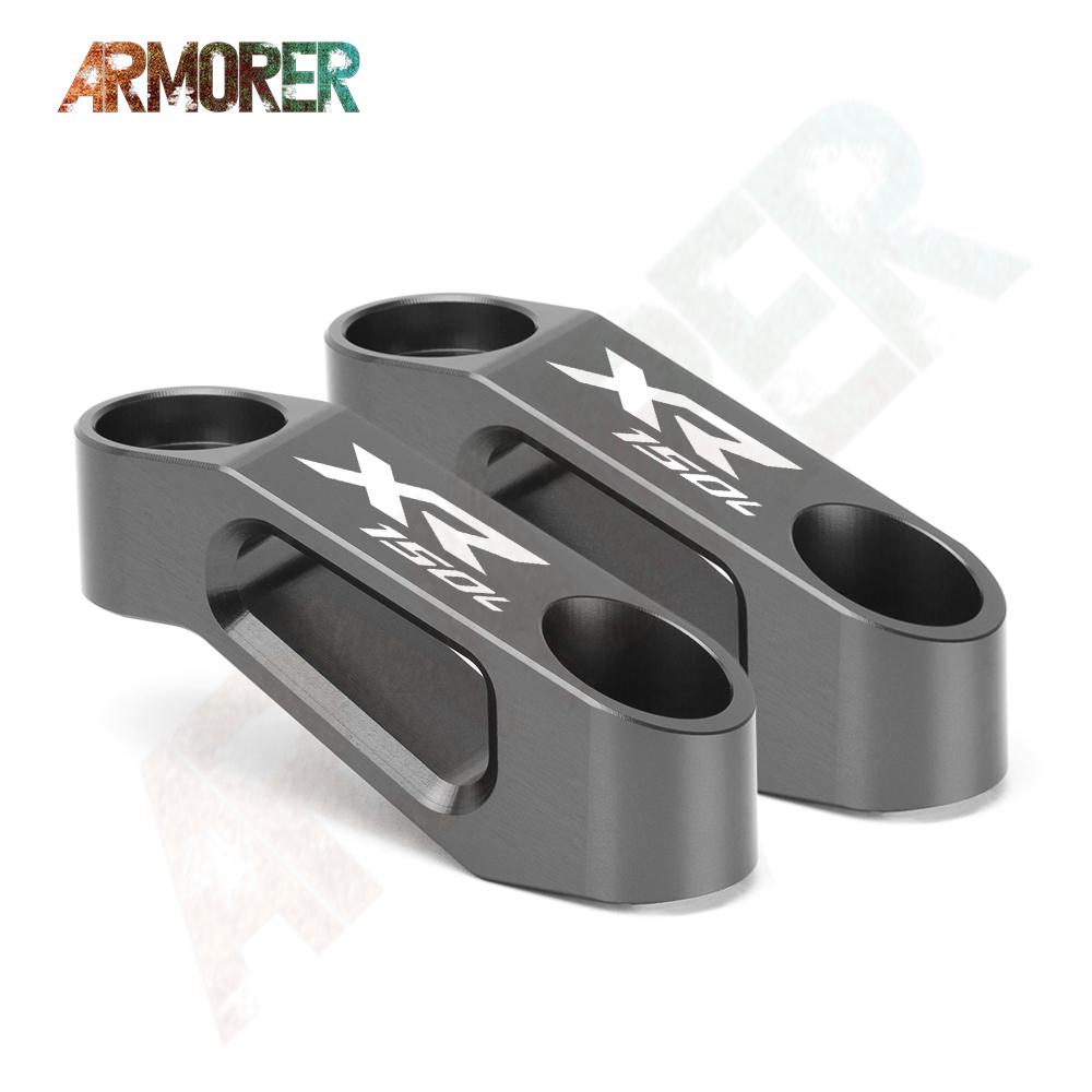 Motocykl zpětná zrcátka prodlužovací nástavec prodlužovací adaptér příslušenství pro honda XR150L XR 150L XR650L XR 650L XR650 L XR125