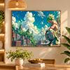 5D Diamond Painting Broly DIY Full Drill Diamond Art Kit Home Decoration