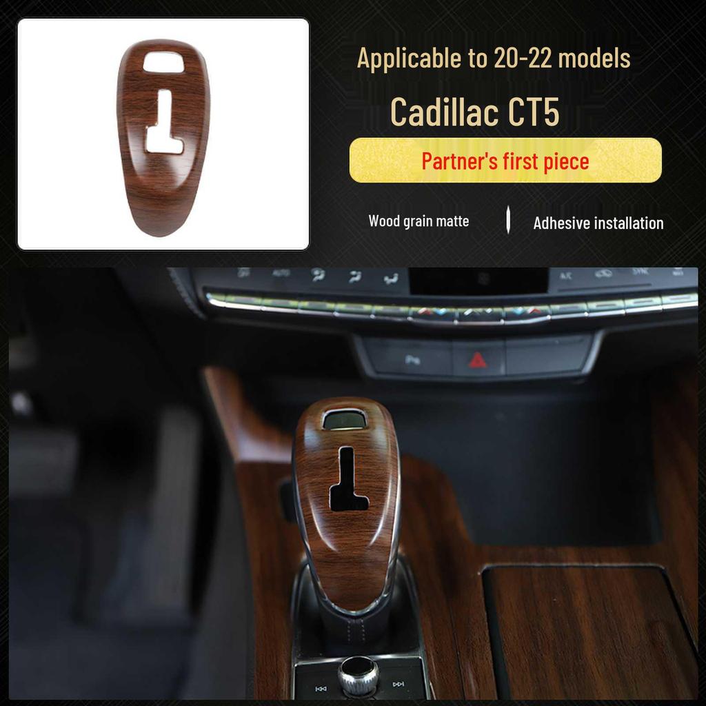 Cadillac CT5 (20-22) Carbon Fiber Interior Trim for Steering Wheel & Console