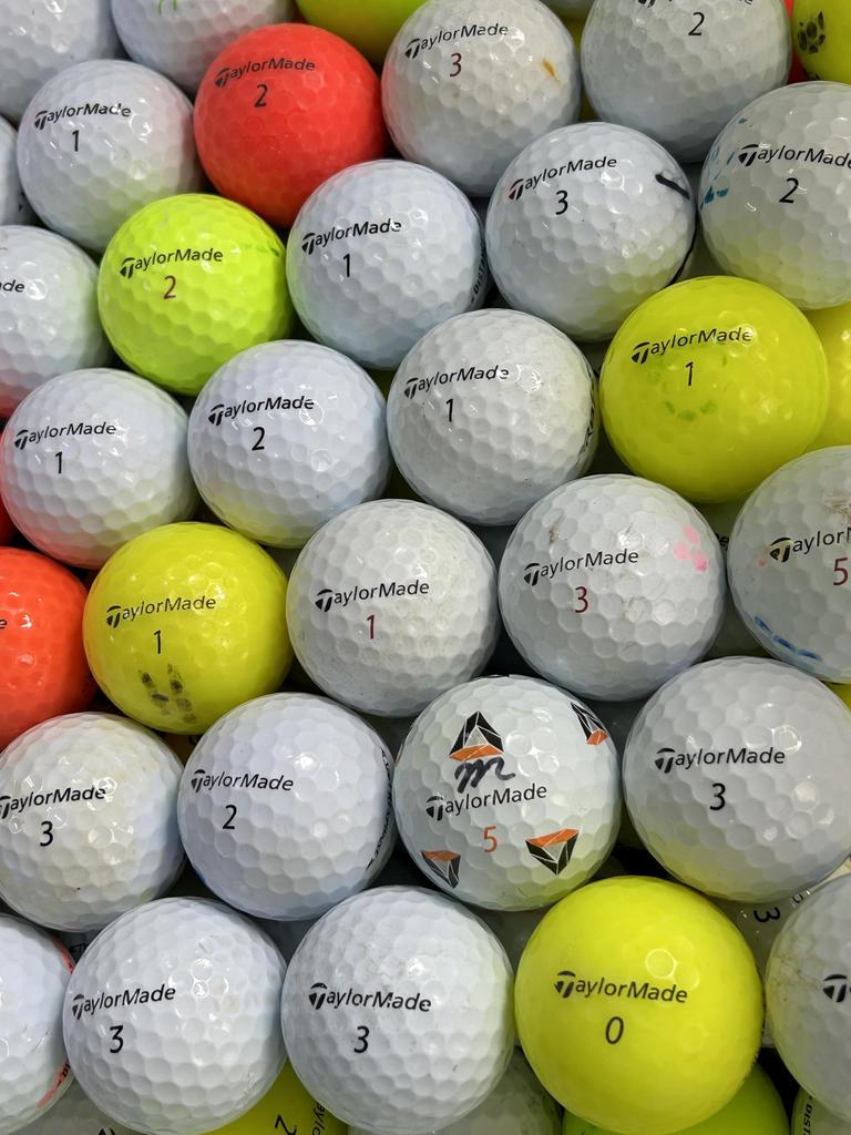 [50-Piece Set] Lost Golf Balls, Popular Brands, AB/B Grade, Value Pack of 50 (Taylormade)