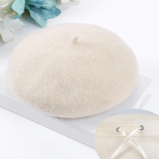 Painter Hat Solid Color Soft Texture Unisex Furry Bucket Hat Easy to Clean Winter Furry Beret Hat Fashion Accessories