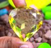 95.90 Carat Exclusive Quality EGL Pear Shape Certified Yellow Citrine Lab Created Gemstone SN393