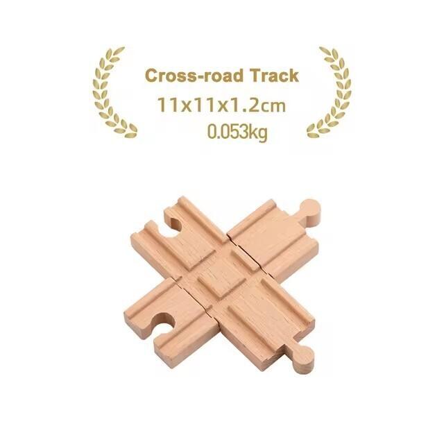 All Kinds of Wooden Track Accessories Beech Wood Railway Toys Fit For Brand Wooden Train Tracks Education Toys For Children
