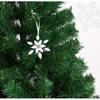 Holiday Christmas Tree Pendant Baubles Filigree Rhinestone Snowflake Gift Wedding Hanging