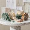 Self Adhesive Rhinestone Strip Colorful Resin Material Crushed Rhinestone Trim Crushed Stone No Iron Needed