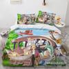 Luxuriöse Mein Nachbar Totoro Bettbezüge Kinder Cartoon Bettwäsche Set Bettdeckenbezug Einzelbett Doppelbett Schlafzimmer Bett Dekor für Teenager Beste Geschenke