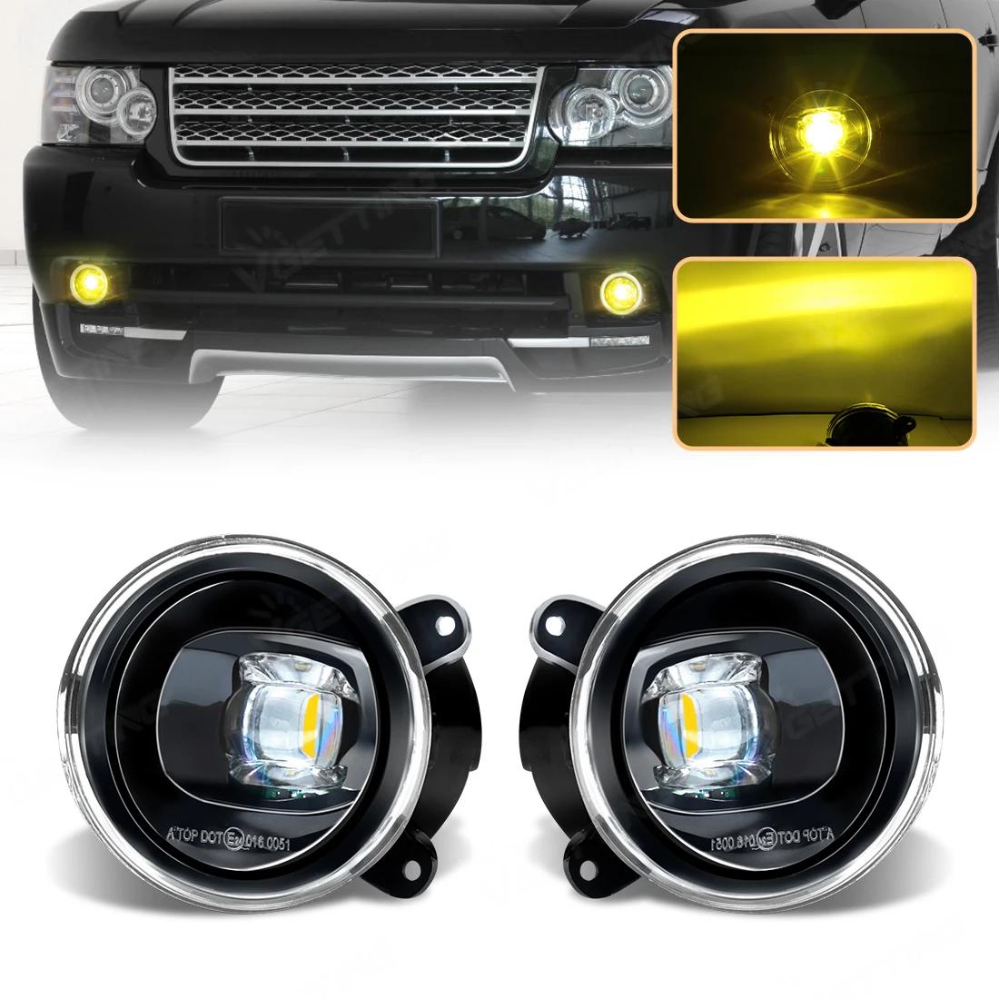 

1Pair For Land Rover Discovery LR3 Range Rover Sport 2003-2009 LED White Yellow Fog Lamp Assembly XBJ000080 XBJ000090 Headlight жёлтый