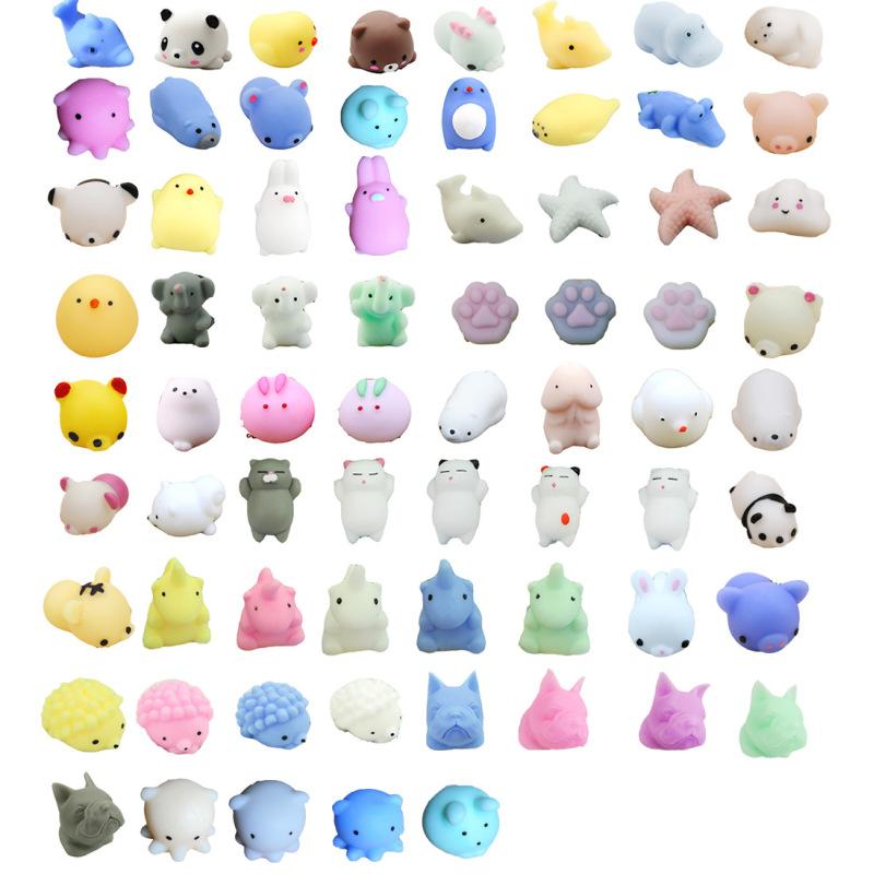 Animal Pinch Squeeze Toy Kreatywna dekompresja Miękka silikonowa Squishy Toy Relief ciśnienia Vent Ball