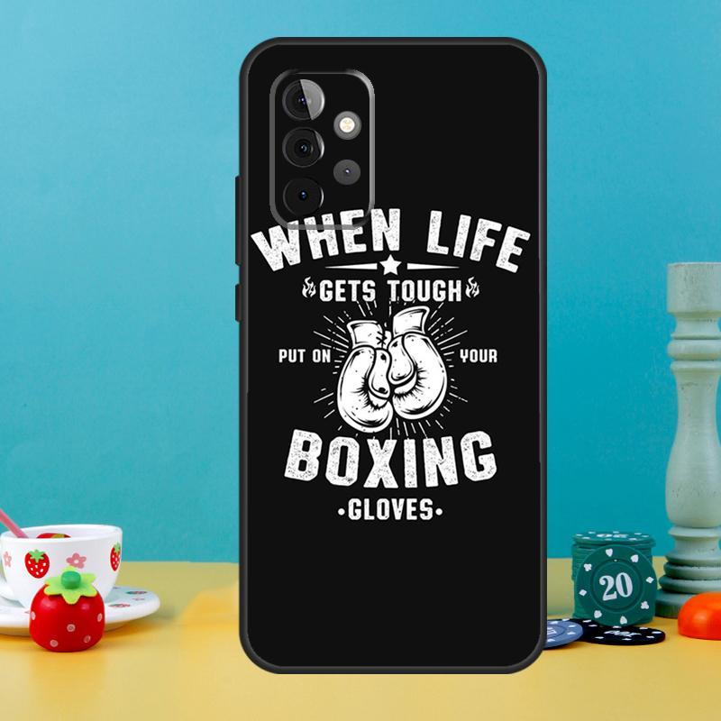 Boxing Gloves Case For Samsung Galaxy A55 A56 A36 A54 A34 A14 A05 A16 A26 A12 A32 A52 A13 A33 A53 A15 A35