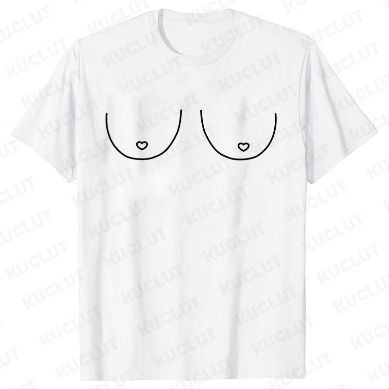 

Футболка с изображением груди для женщин, женская футболка с 3D-принтом, футболка с изображением груди и рака груди, футболки с изображением груди, одежда, пропагандирующая гендерное равенство 4XL