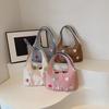 Korean version of fashion handbag women's bag new large-capacity PU bag niche high-texture shoulder armpit bag