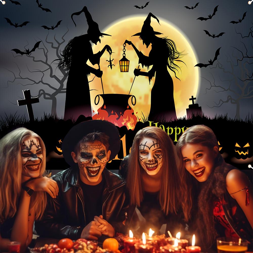 Halloween Witch Potion Party Banner - Durable Polyester Fiber