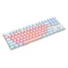 Mechanical Keyboard ABS Cover 87 Shaft Keys Mixed Color Light Colorful LED Effect Water Proof Electronic Gaming Keyboard