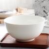 Remec Bone China Pure White Floral Bowls