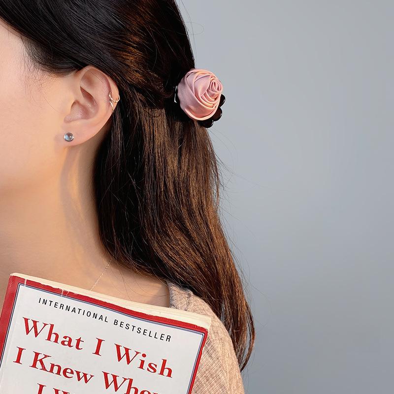 Cercei Rotunzi Albastru Pur cu Șurub pentru Femei Cercei Proaspeți Mici și Compacți și Simpli de Zi cu Zi