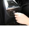 For BMW X3 X4 2018-22 Real Carbon Fiber Car Headlight Control Button Cover Trim