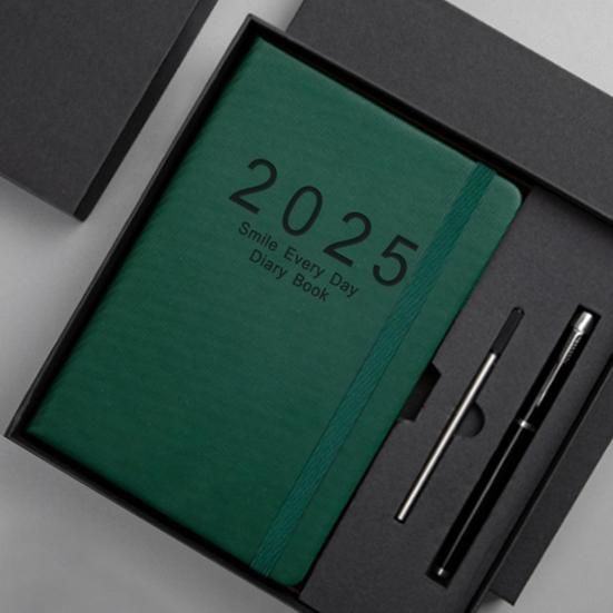 Tagesplaner 2025, eine Seite pro Tag, Jan.-Dez., A5, Tagesplaner 2025