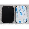 Generic Metal Plates for Magnetic Phone Mount - Premium 2pcs Uni Strong Adhesive Sticker (Round or Rectangular) (2 Rectangular 1.75"" X 2.5""), Black